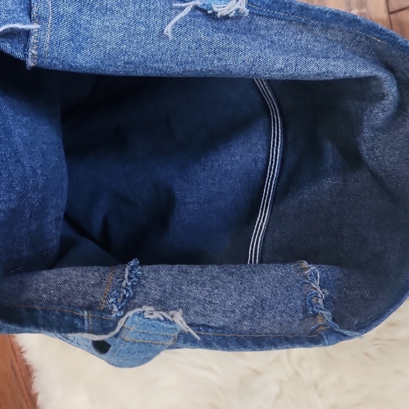 Homemade Jean's Shoulder Bag - Picture 4 of 5